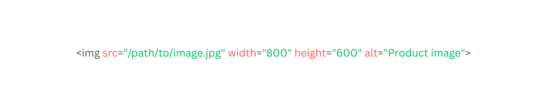 HTML example of a picture element with AVIF and WebP sources and JPG fallback including width and height attributes